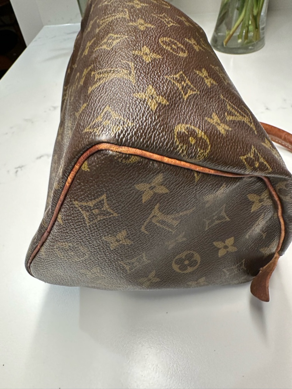 Louis Vuitton Brown Monogram Speedy 25 Top-Handle Bag - Picture 8 of 15